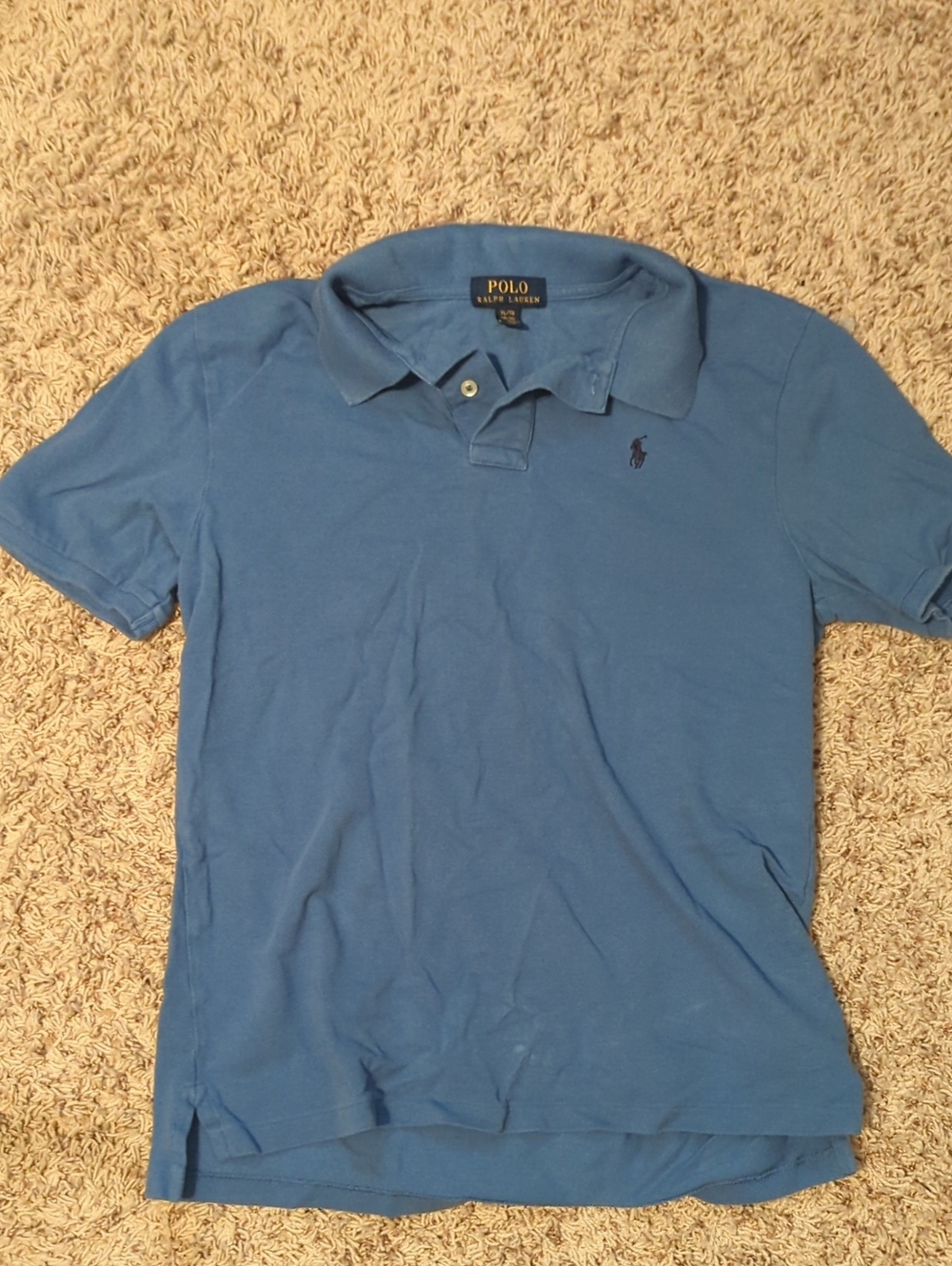 Polo by Ralph Lauren Light Blue Short-Sleeve Polo Shirt